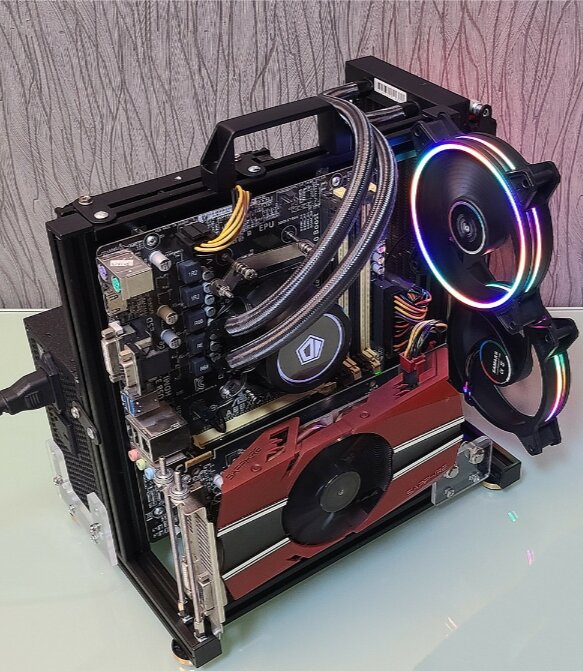 vỏ case benchtable matx,uatx,itx đứng lắp ráp như lego