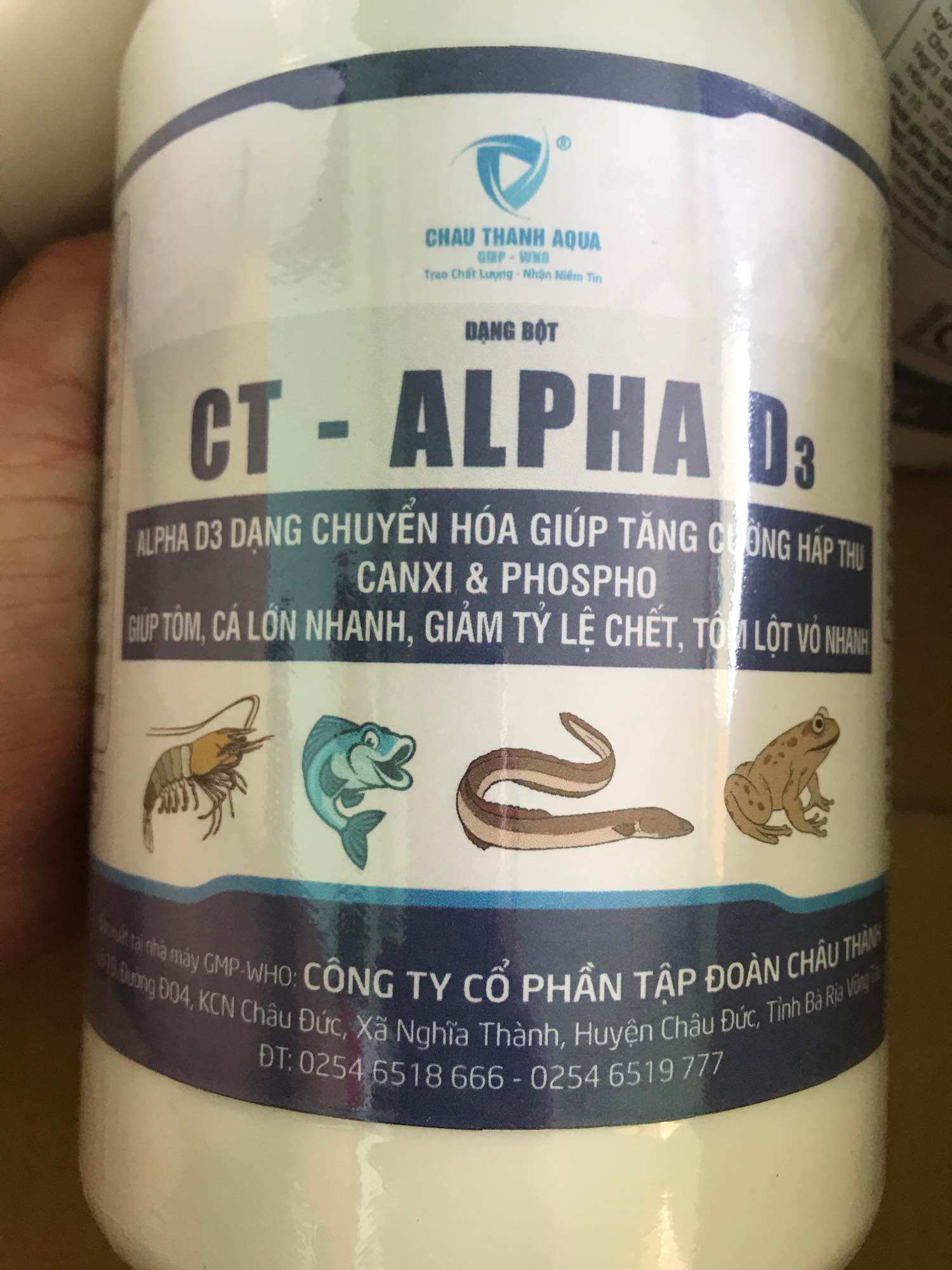 ALPHA D3 chống còi cho cá lóc, lươn, thát lát. lươn xỉu khi thay nước