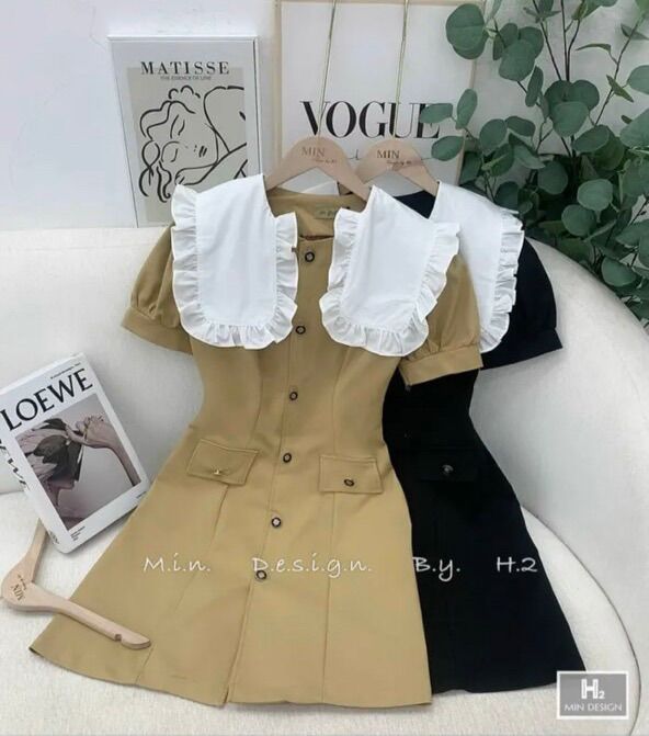 50-95kg Bigsize ĐẦM CỔ BÈO TIỂU THƯ