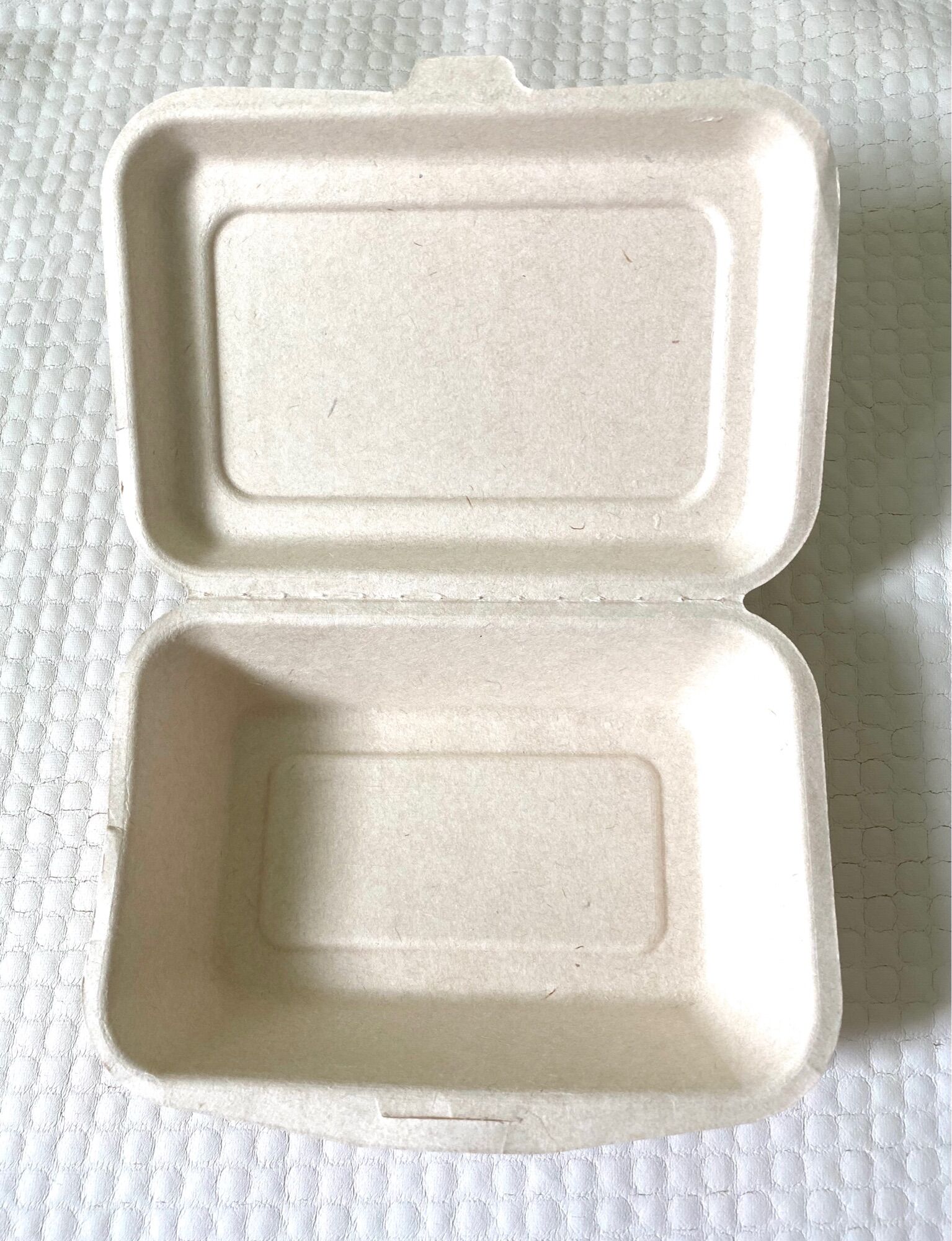 Hộp bã mía đựng thức ăn 450ml (50cái/ bịch) ( thân thiện môi trường)