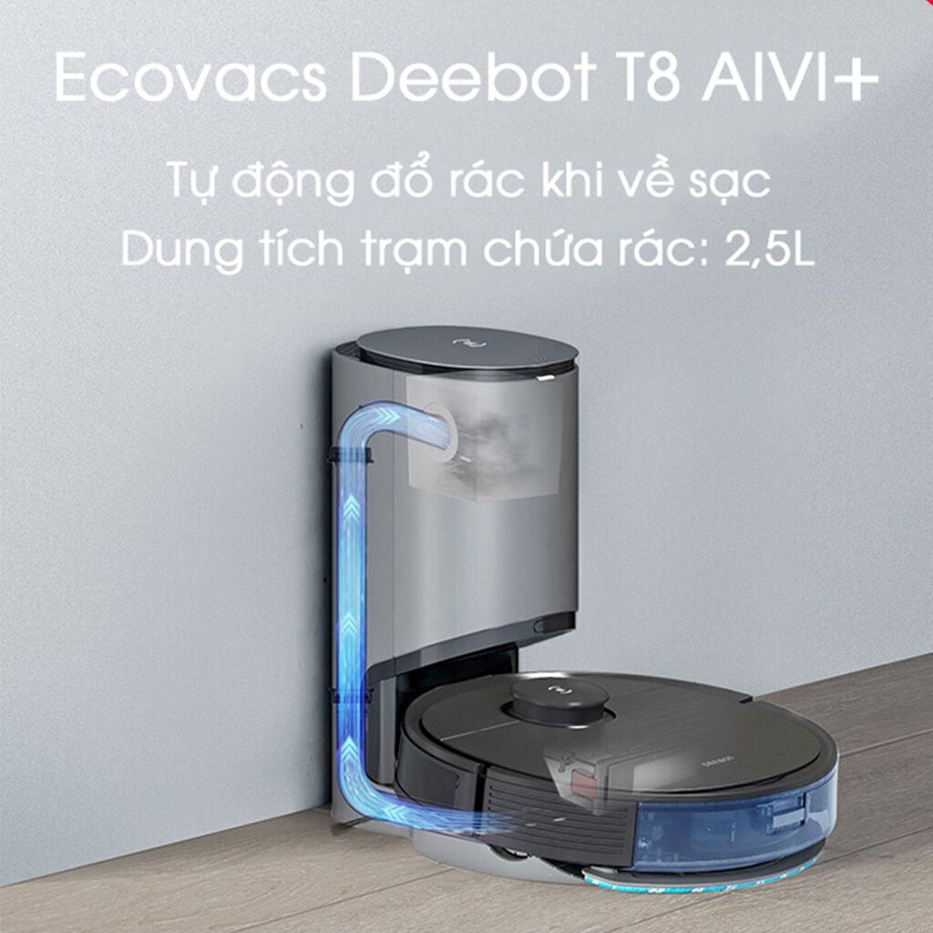 Robot hút bụi lau nhà Ecovacs Deebot T8 Aivi Plus B