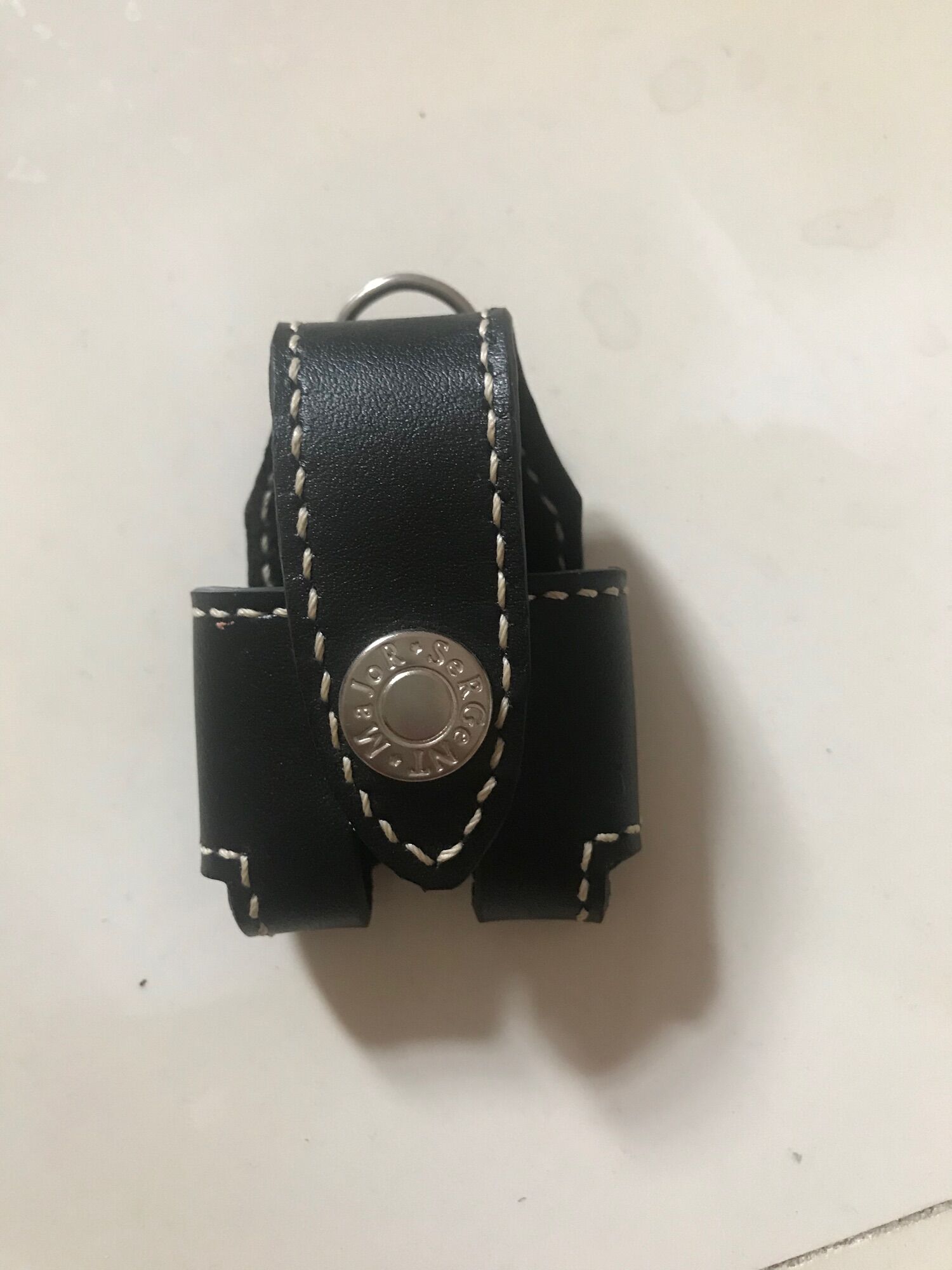 Bao da zippo da bò đen