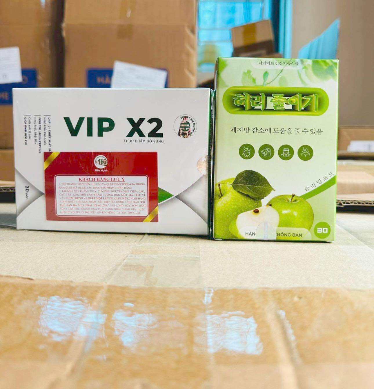 GIẢM CÂN TIẾN HẠNH VIP có tem đỏ tặng kèm 30v detox huỷ mỡ