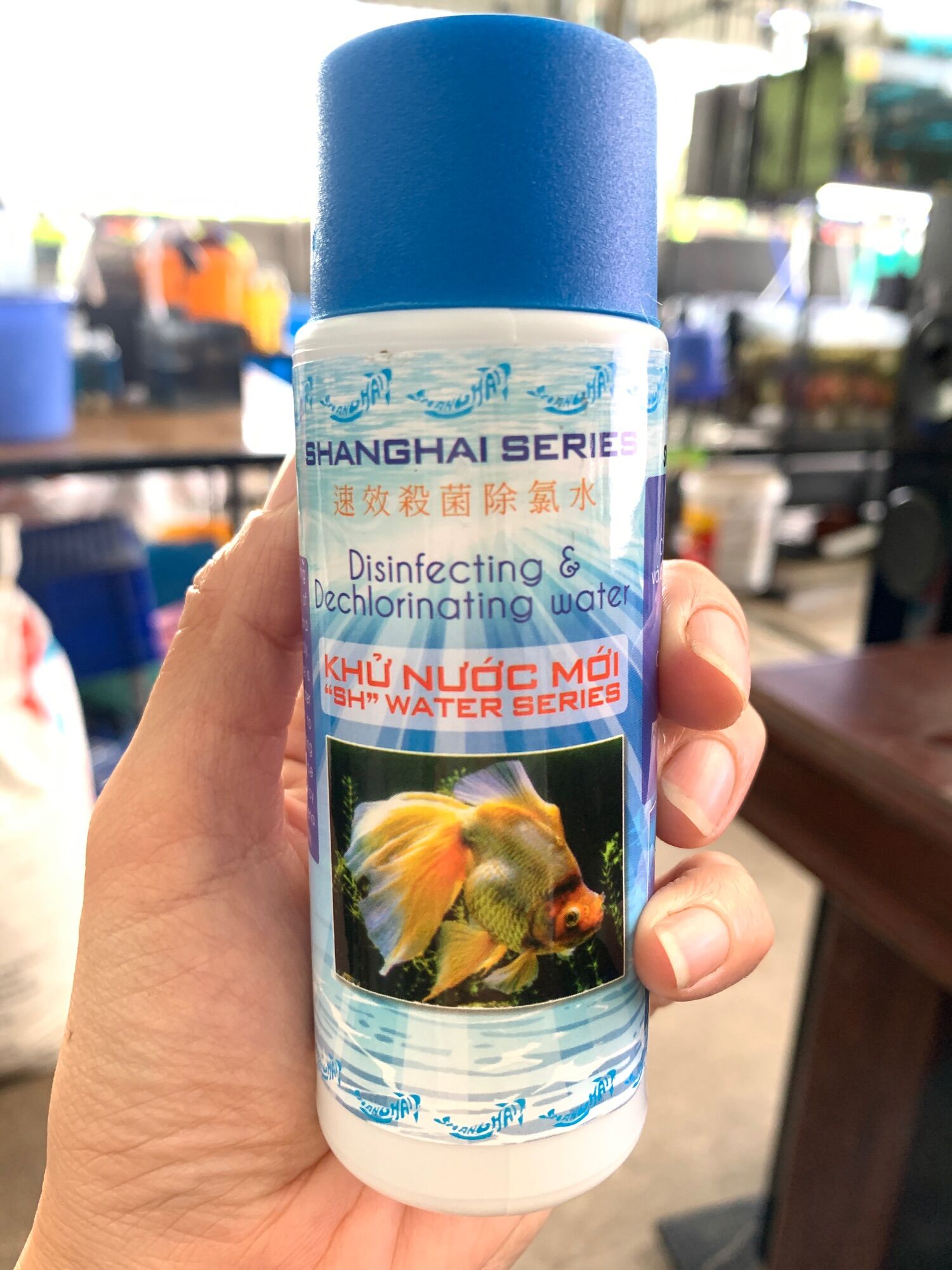 Dung dịch khử nước mới cho hồ cá shanghai series