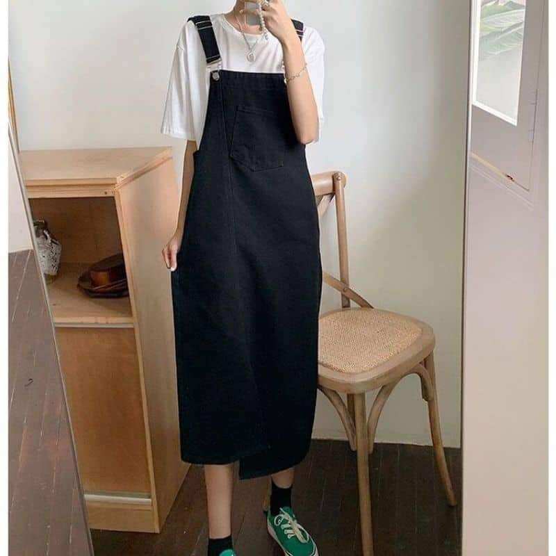 váy yếm bò siêu hót cho các quý cô