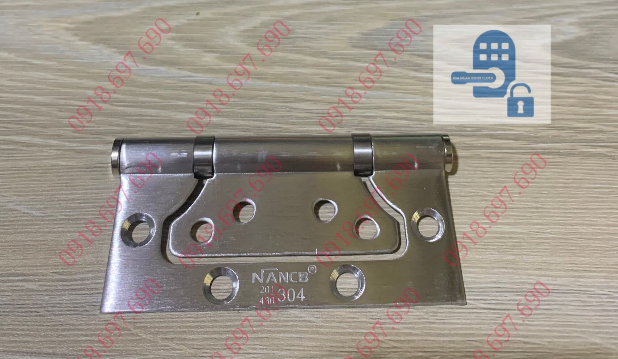 Bản lề inox âm dương cửa gỗ
