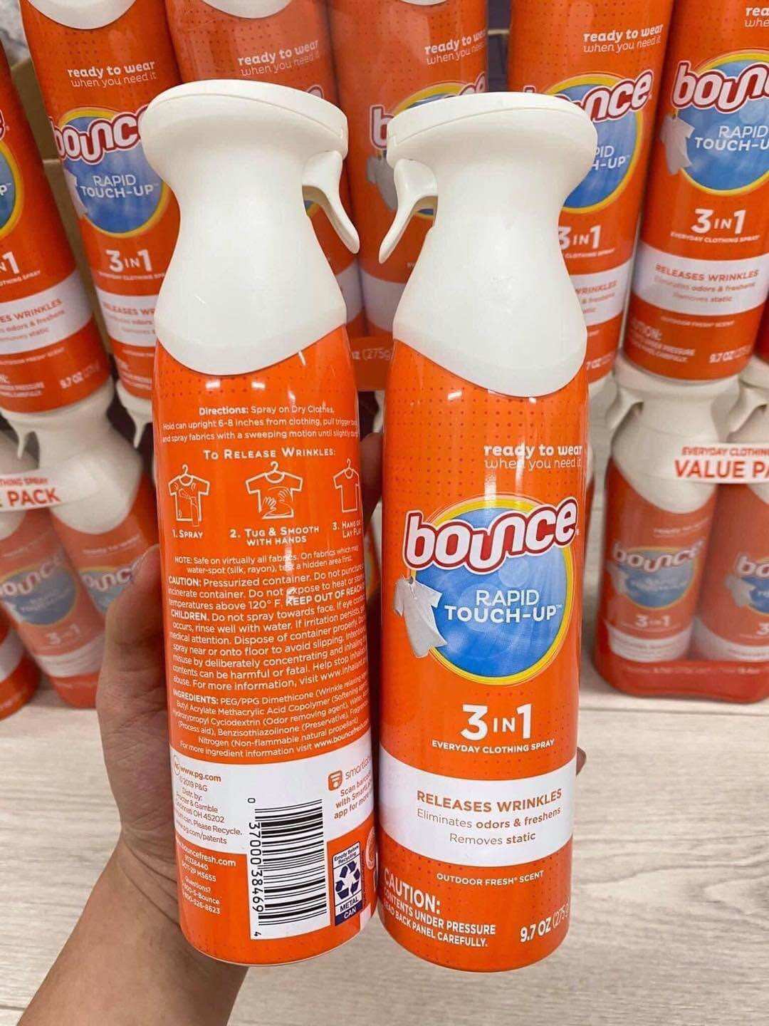 Xịt thẳng quần áo Bounce