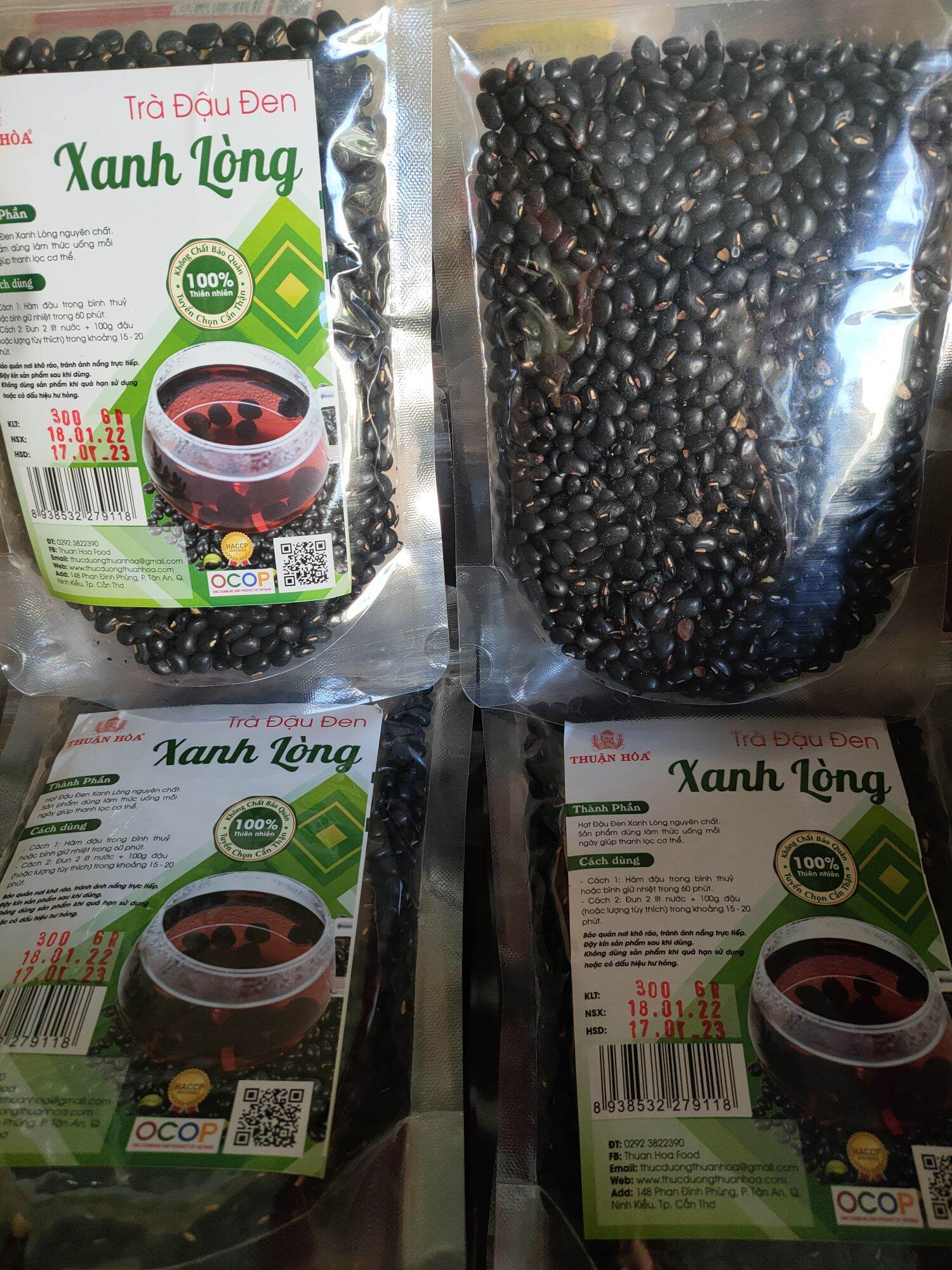 Trà Đậu Đen Xanh Lòng Thuận Hoà 300gr