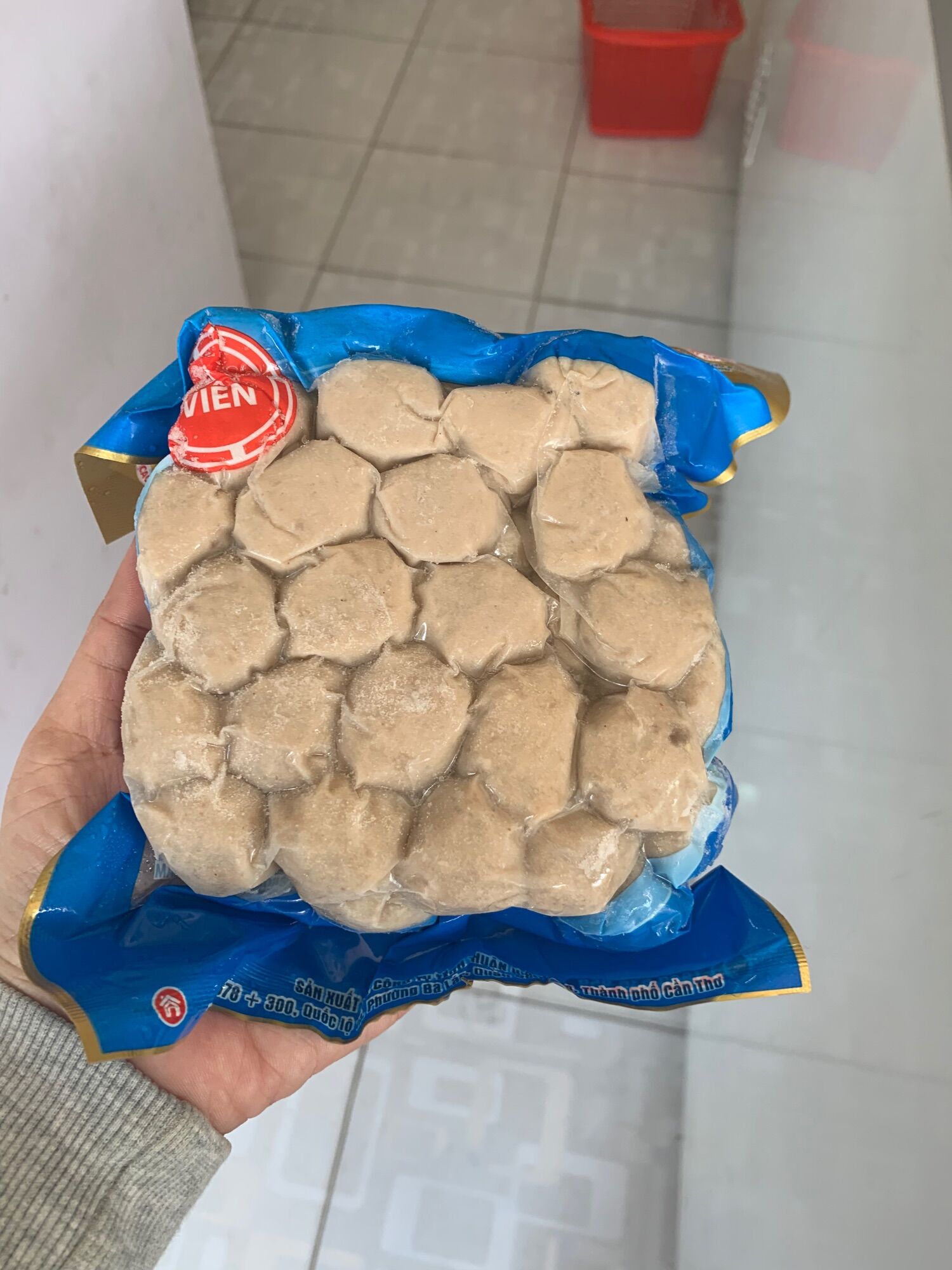 Cá viên chiên 500gr tân việt sin