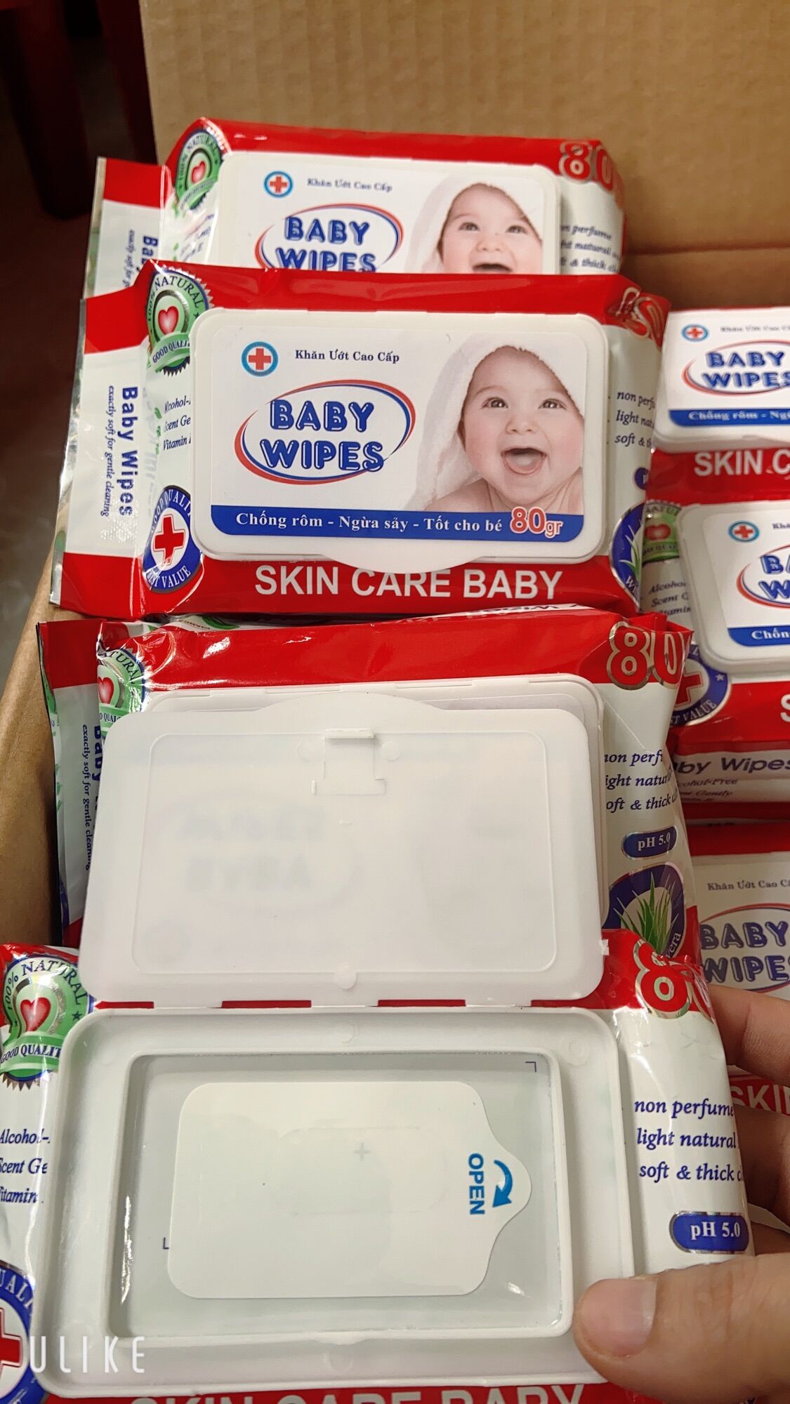 Khăn ướt Baby Wipes gói 80 tờ