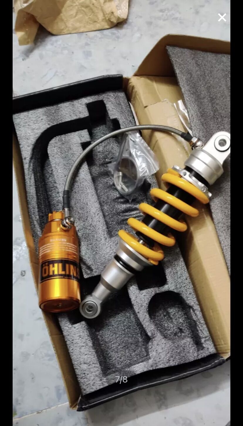 Phuộc nhún sau Ohlins bình dầu Raider Satria