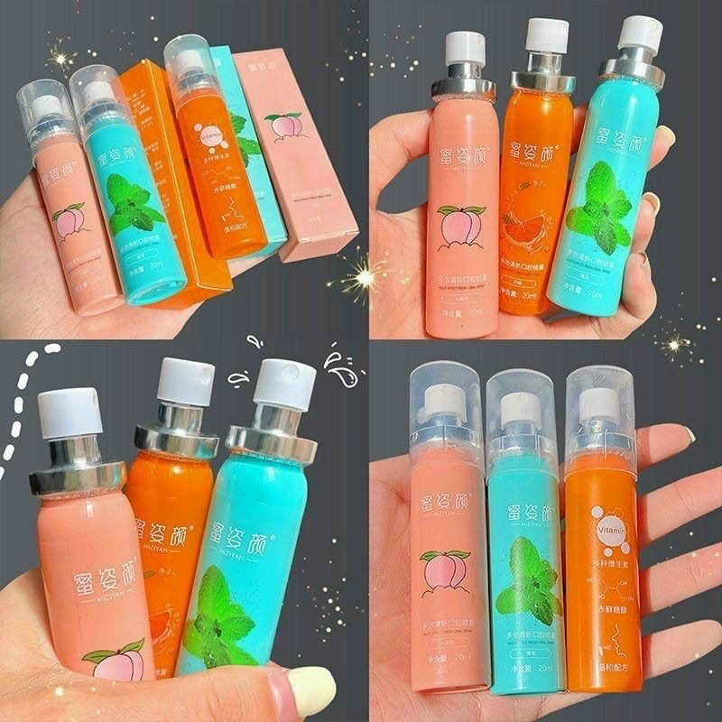 Xịt Thơm Miệng Peach hương trái cây
