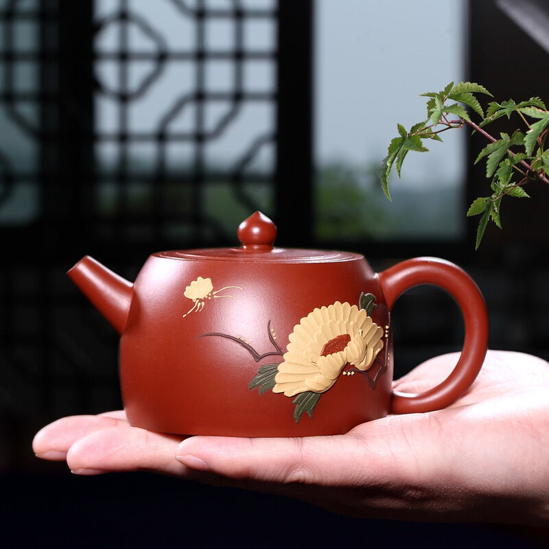 [LIANGBI | Handcrafted Purple Clay Teapot Large Red Roast Zhu Mud Butterfly and Flower,LIANGBI | Handcrafted Purple Clay Teapot Large Red Roast Zhu Mud Butterfly and Flower,] Giá 1,675,000 Đồng*Miễn phí vận chuyển