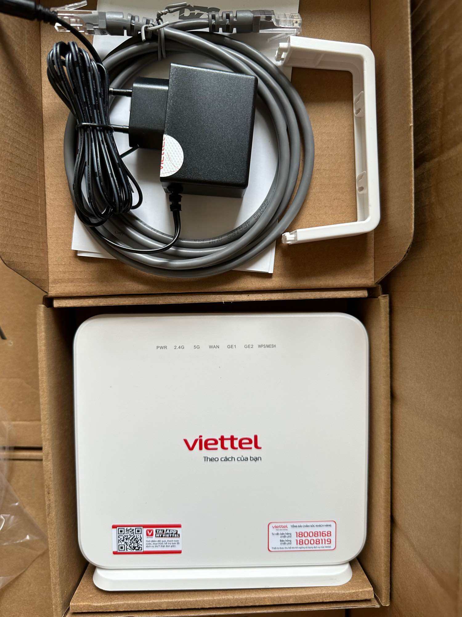 Home Wifi Mesh Viettel Dasan W520CE mới 100% phụ kiện đầy đủ