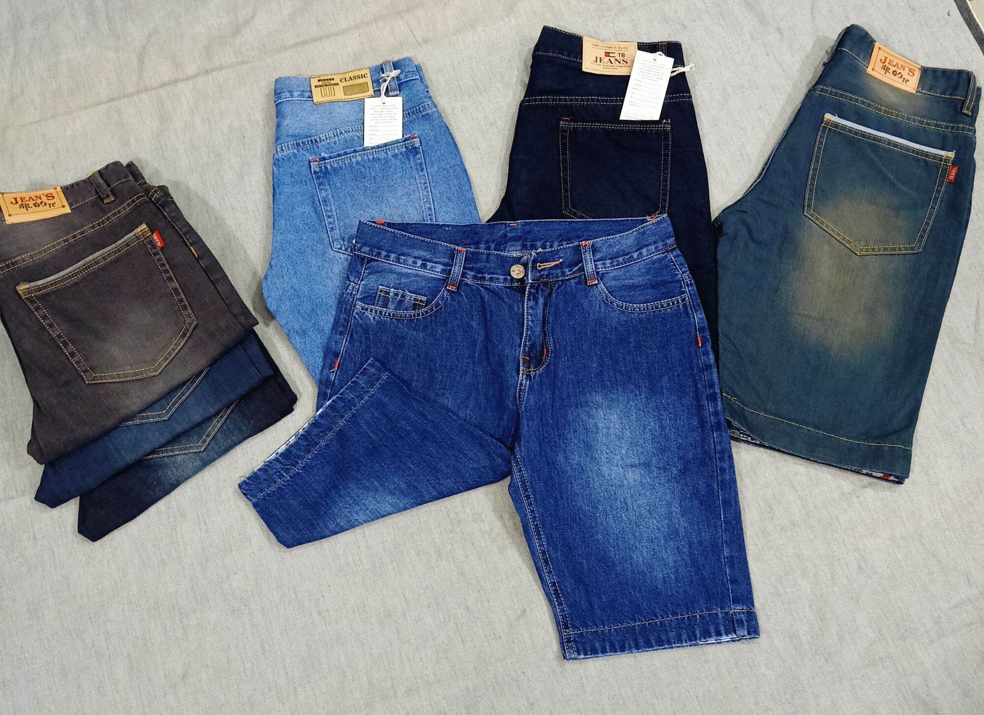 Quần short jean nam TD19