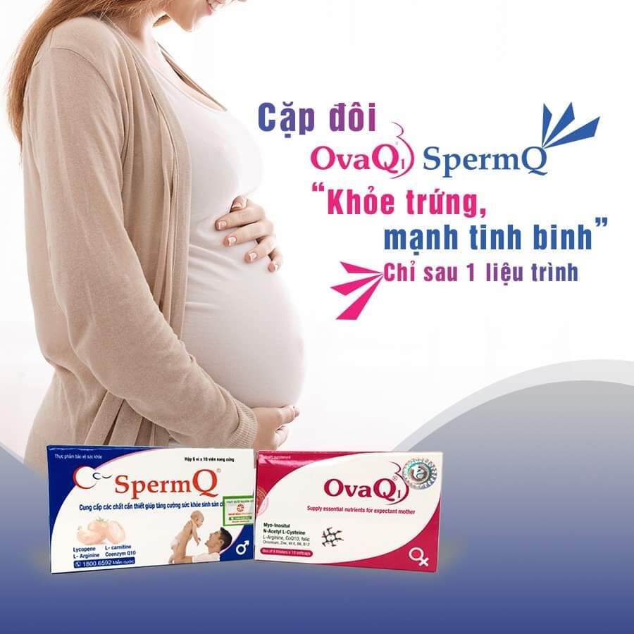 Sperm Q - Giúp tăng số lượng & chất lượng tinh trùng (Hộp 30 Viên)