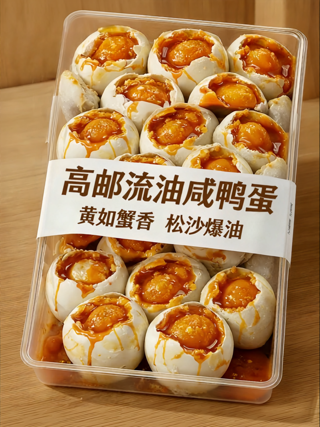 GUOSHENGJING | Trứng Vịt Muối Dầu Kích Cỡ Lớn