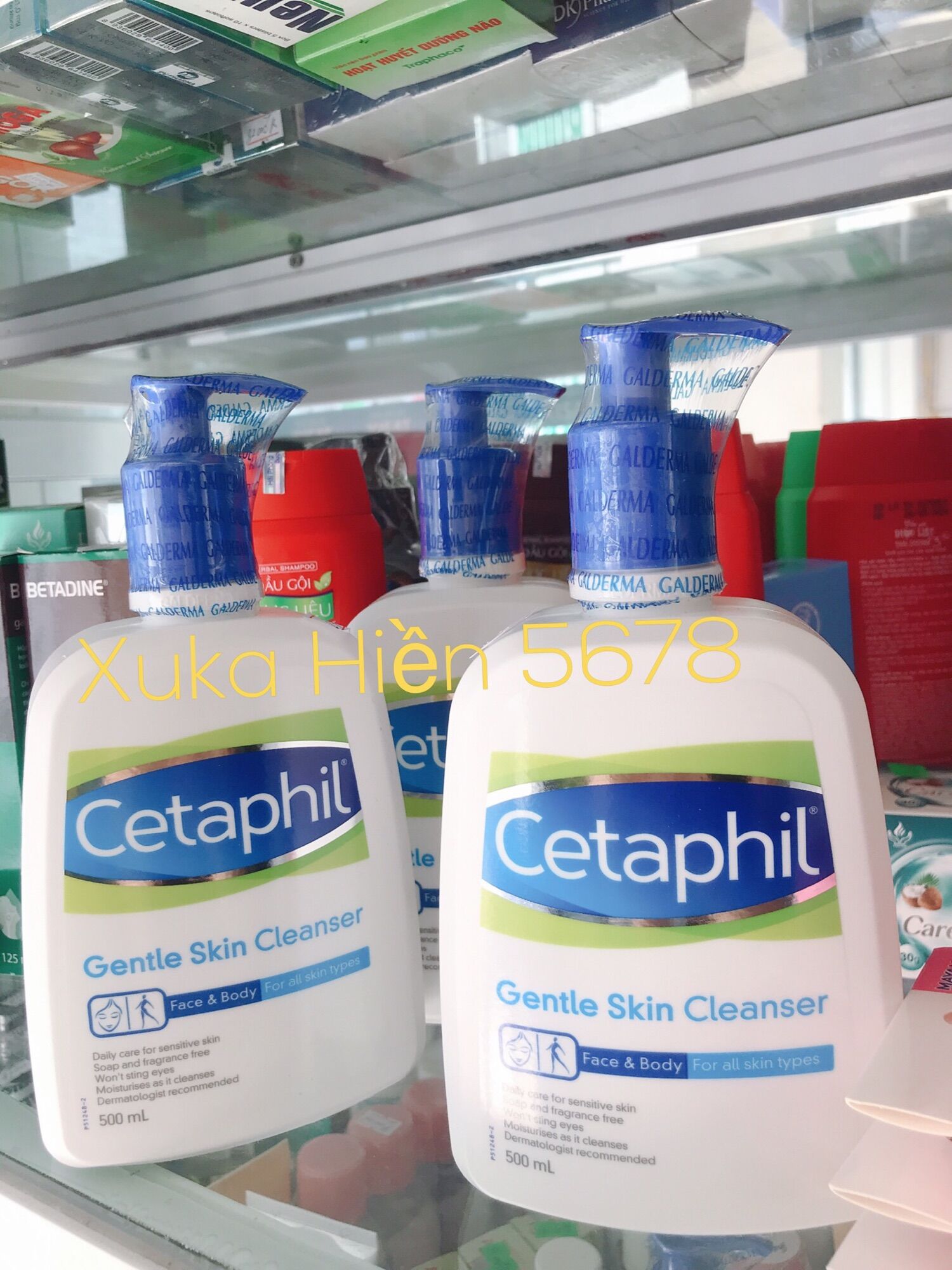 Sữa rửa mặt cetaphil 500ml,250ml