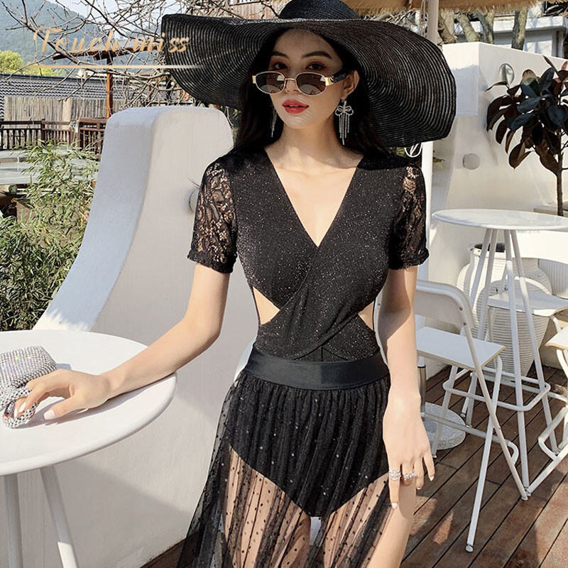 Áo Tắm Touch Miss Váy Quây Ren Gợi Cảm Mẫu Mới 2021 Tôn Dáng Gầy Che Bụng