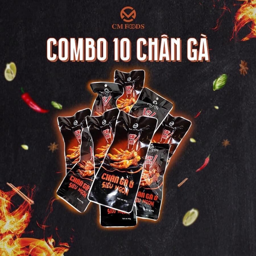 Chân gà ủ vị Cay + Cay Hơn Combo 30 Chân