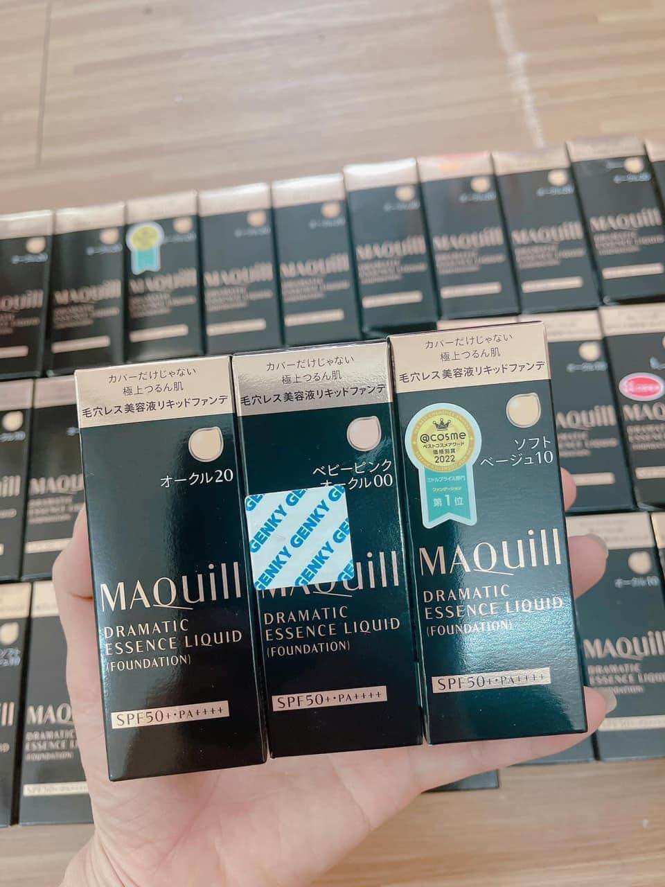 Kem nền shiseido maquillage dramatic essence liquid uv 25ml - nhật bản