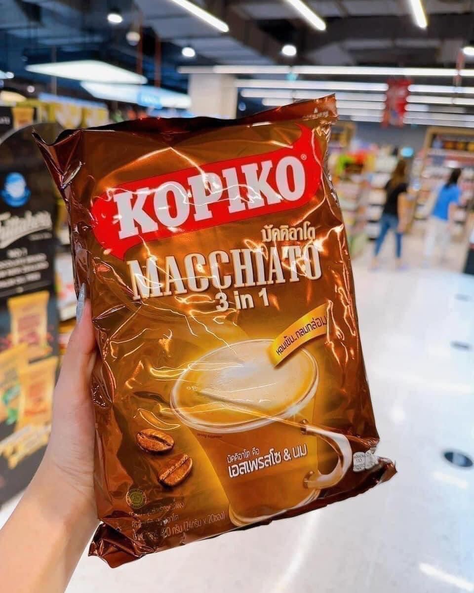 01 cà phê sữa kopiko 480gr thái lan