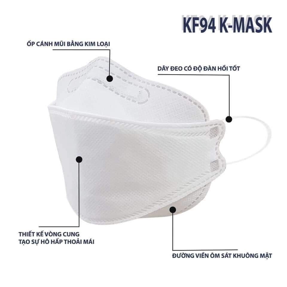 Khẩu trang 4D mask KF94 (1 bịch -50 cái)
