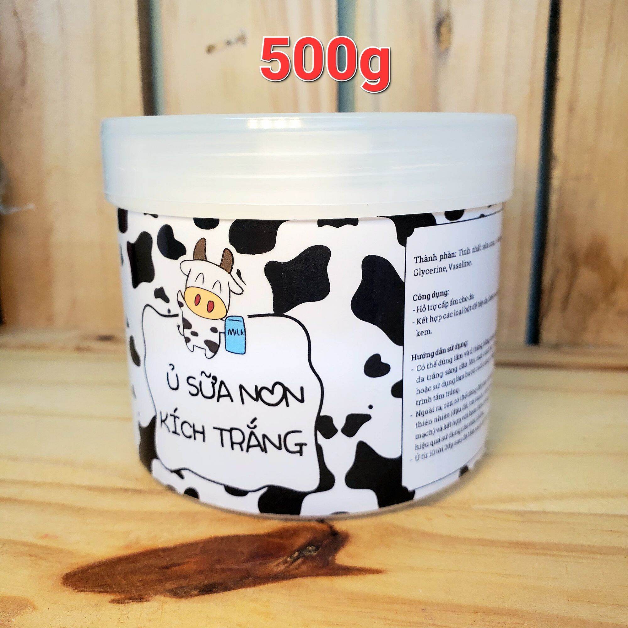 Ủ sữa non CON BÒ kích trắng da toàn thân 500ml