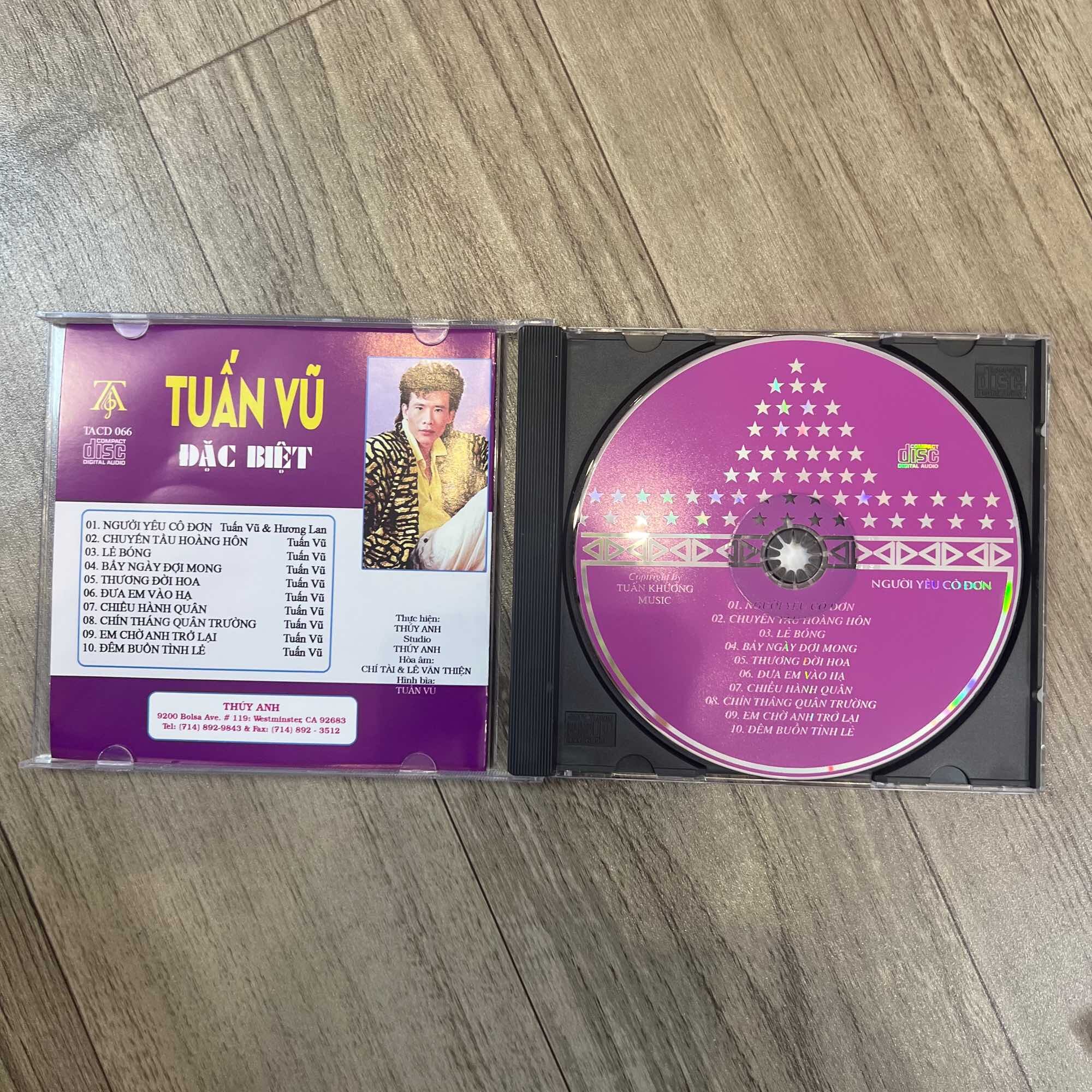 Đĩa CD Tuấn Vũ đặc biệt