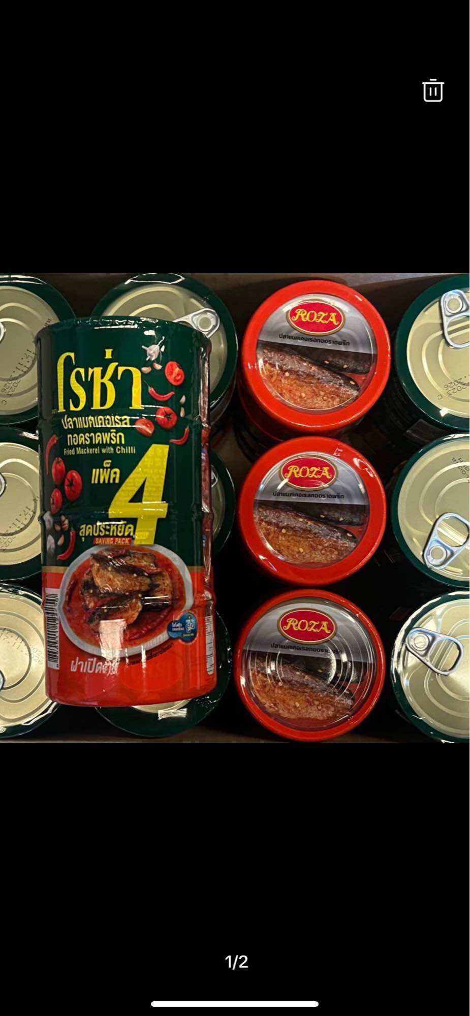Cá thu sốt chua cay roza 1 hộp 140gr
