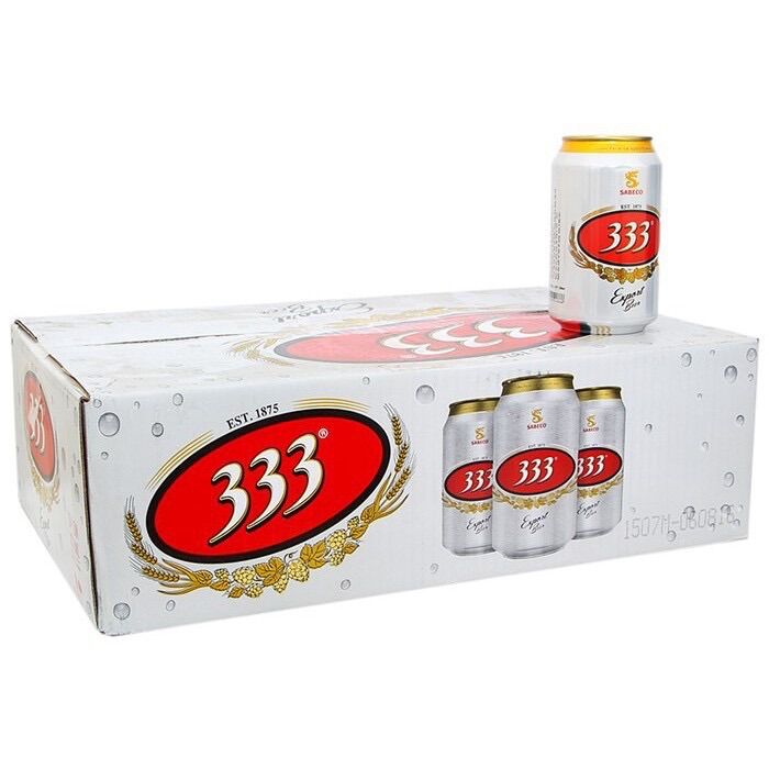 ❌24 LON❌1 THÙNG BIA 333 24 lon