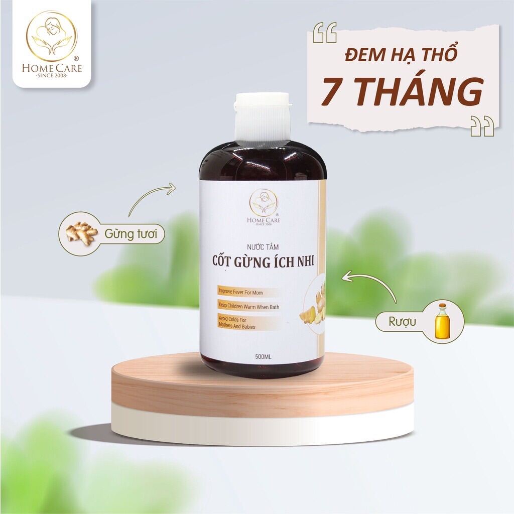 Cốt Gừng Giữ Ấm , Tránh Gió , Giải Cảm Cho Mẹ và Bé  Hàng CTY Home Care