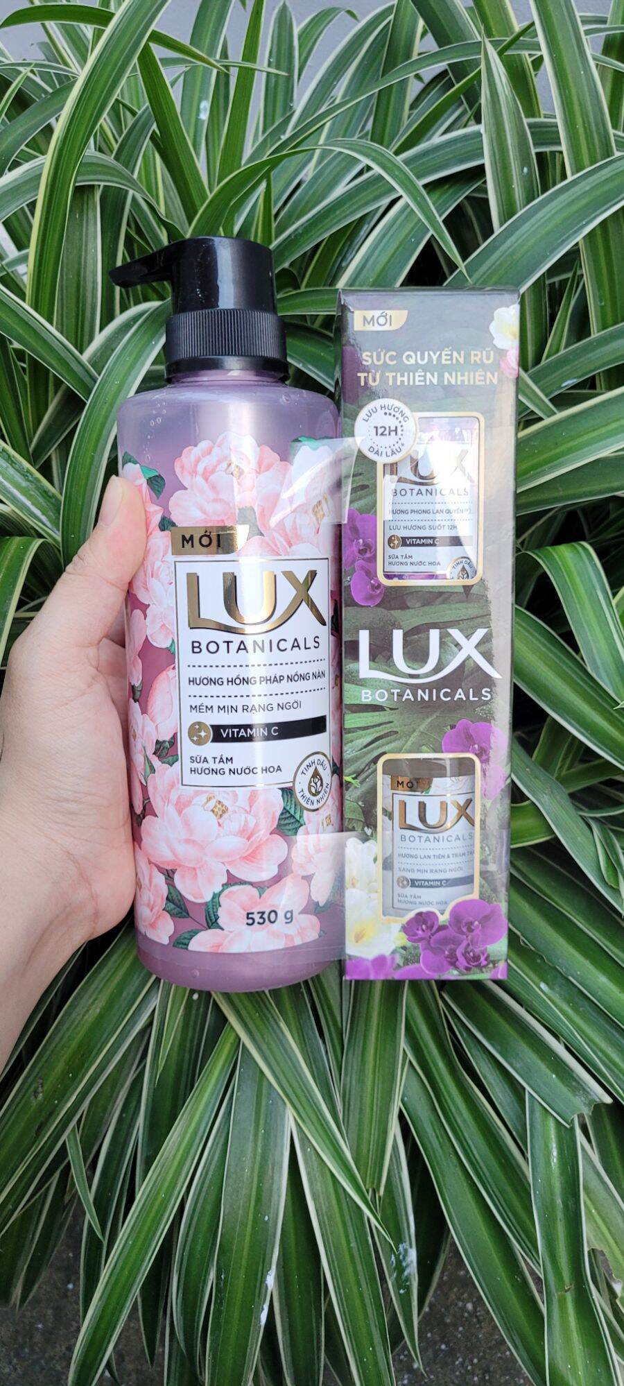 Sữa tắm lux botanicals hương hoa hồng pháp 530g
