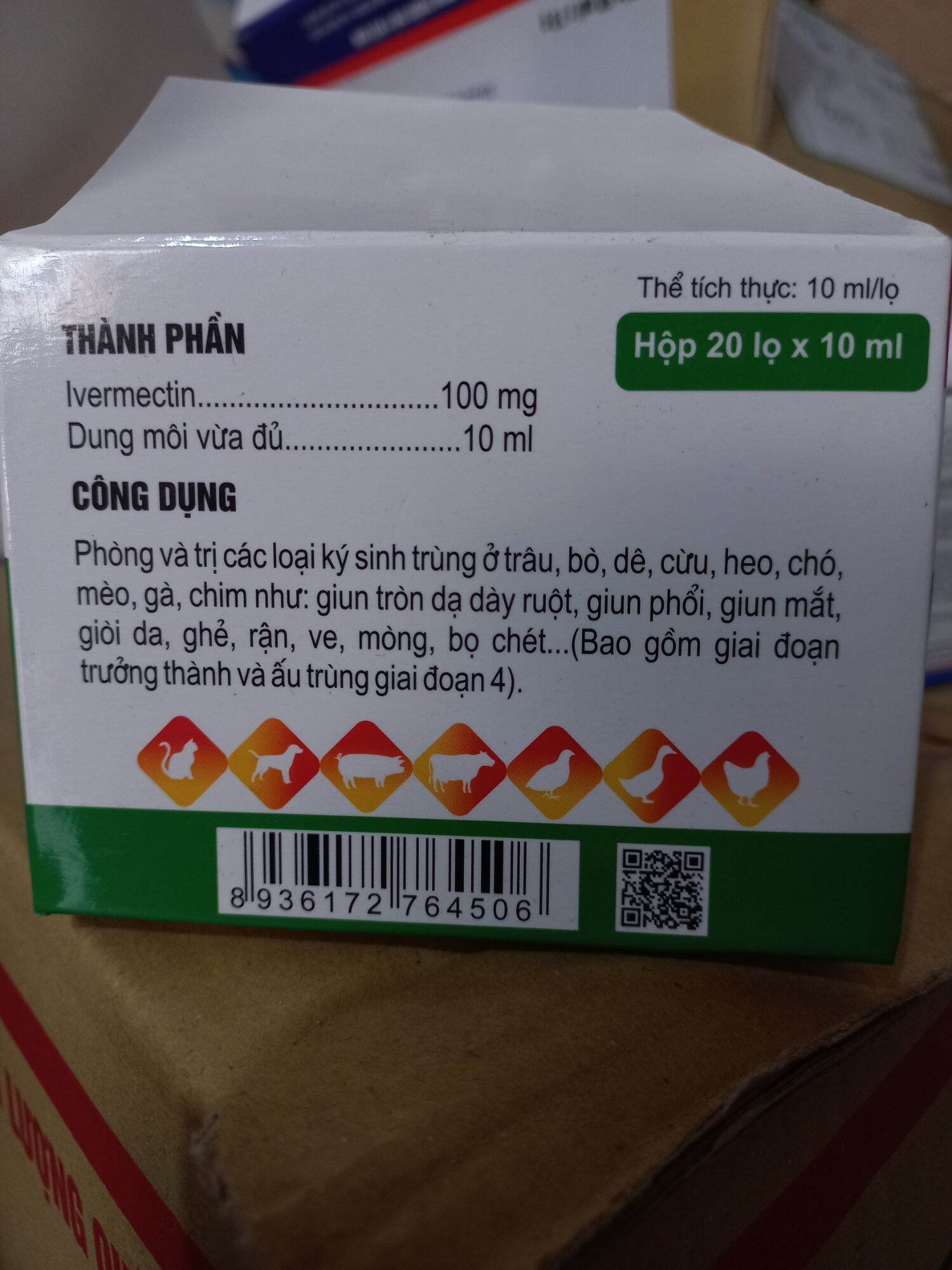 Nhỏ gáy ve rận chó mèo Mectin pharm 10ml