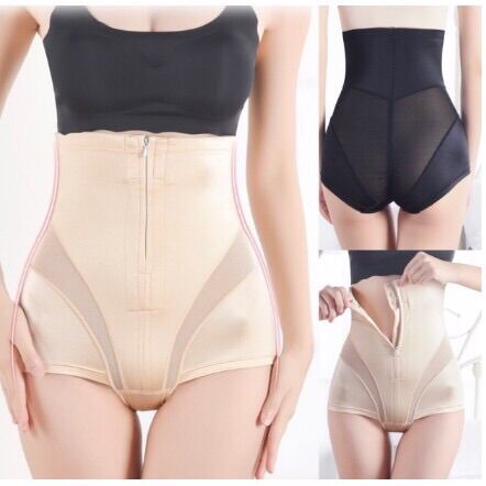 Quần lót gen nịt bụng lụa, có khoá kéo định hình và giảm mỡ vòng eo 8815