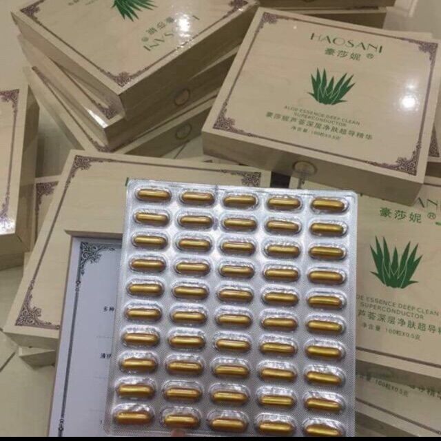 Tách lẻ 50 viên thải chì haosani thải độc tố cho da