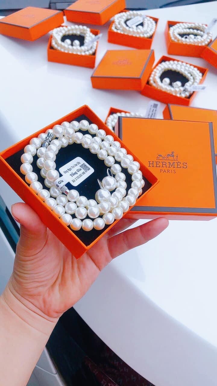 Sét hoa tai /vòng cổ / vòng tay sang trọng full box