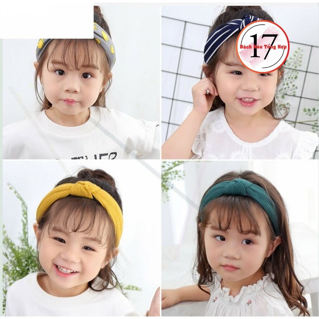 Tóc giả mái thưa kèm cài băng đô len thun M016