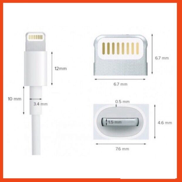 Cáp Sạc iphone Foxconn 5ic Siêu Bền Cho iphon 5/6/7/8...(Bảo Hành 12 Tháng)
