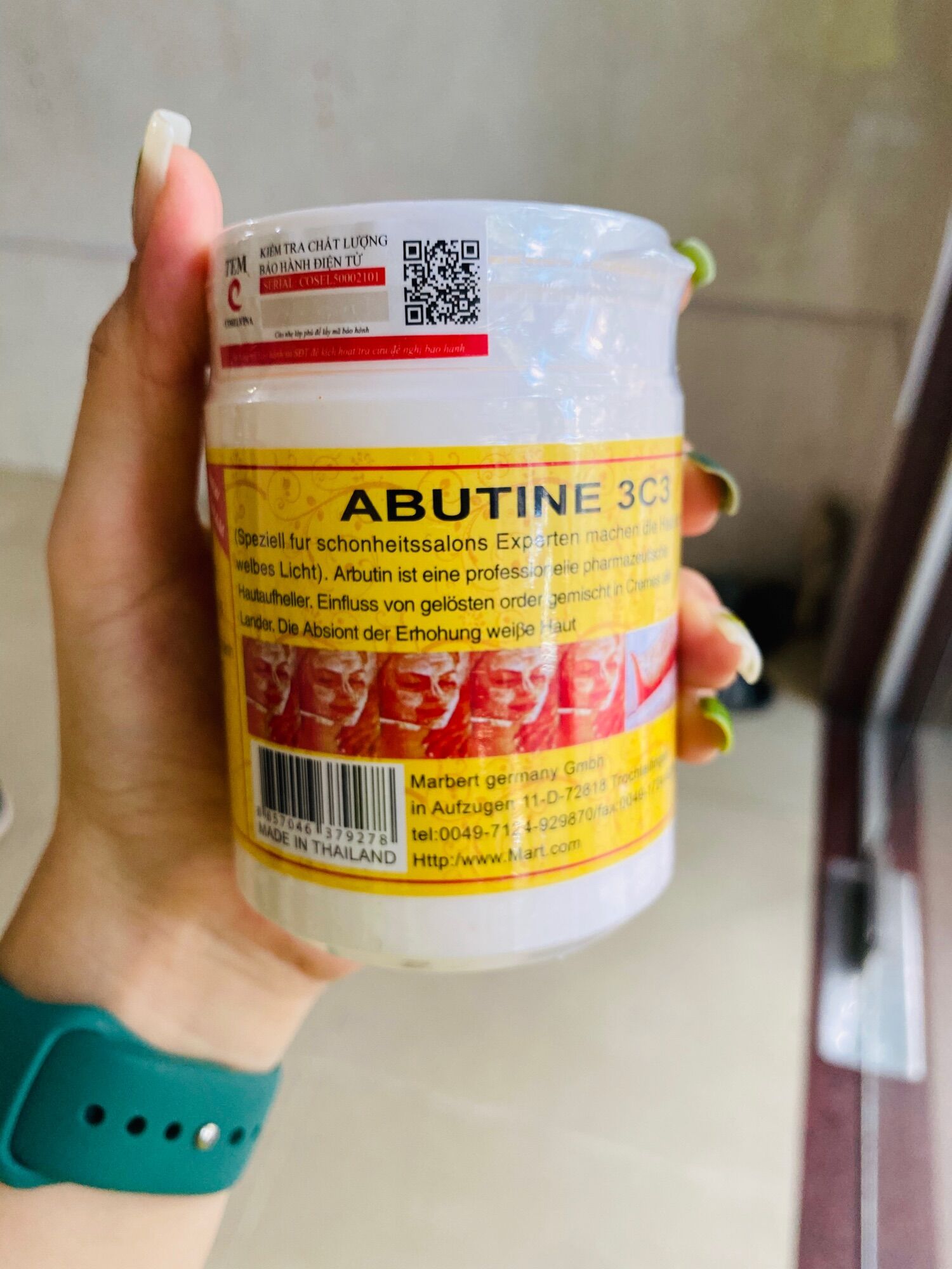 [Chính hãng] Kem Dưỡng Kích Trắng Abutine 3c3 200g