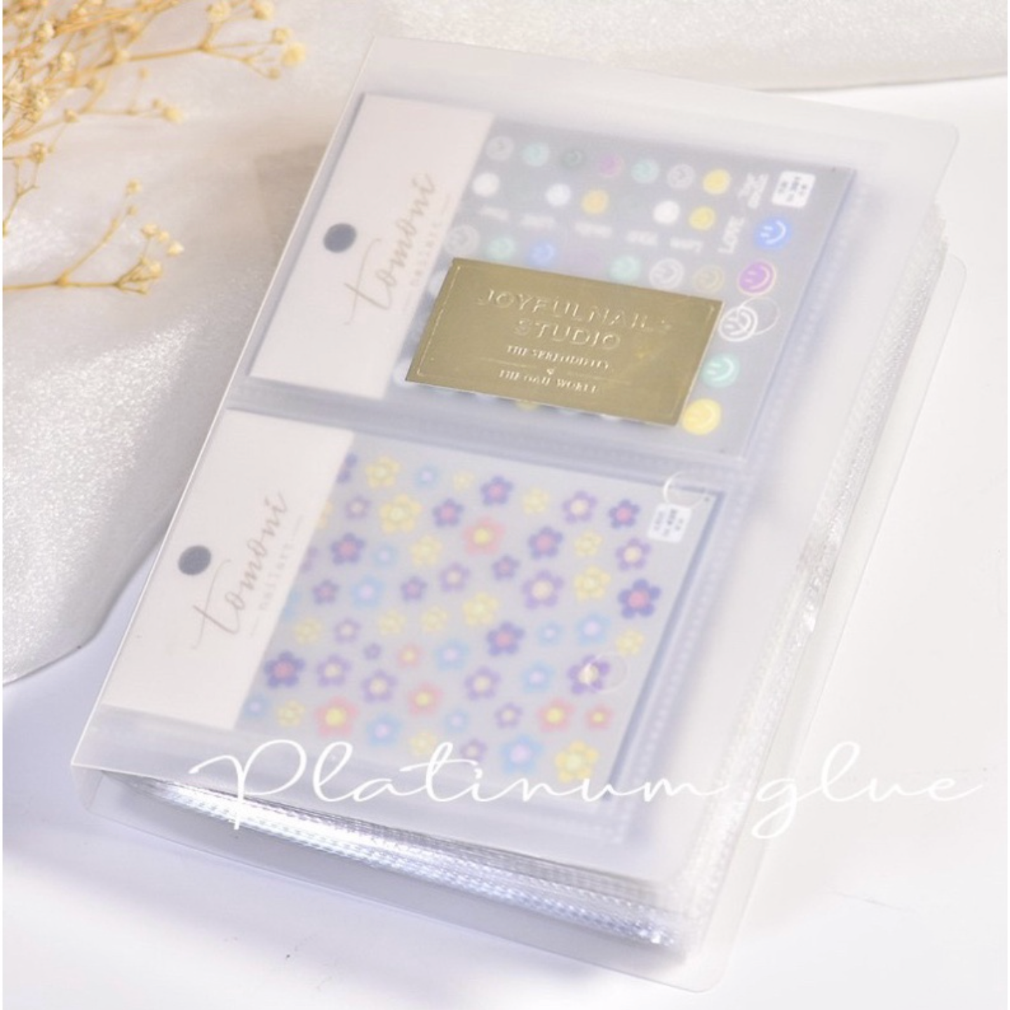 Sổ đựng sticker nail hình dán móng tay