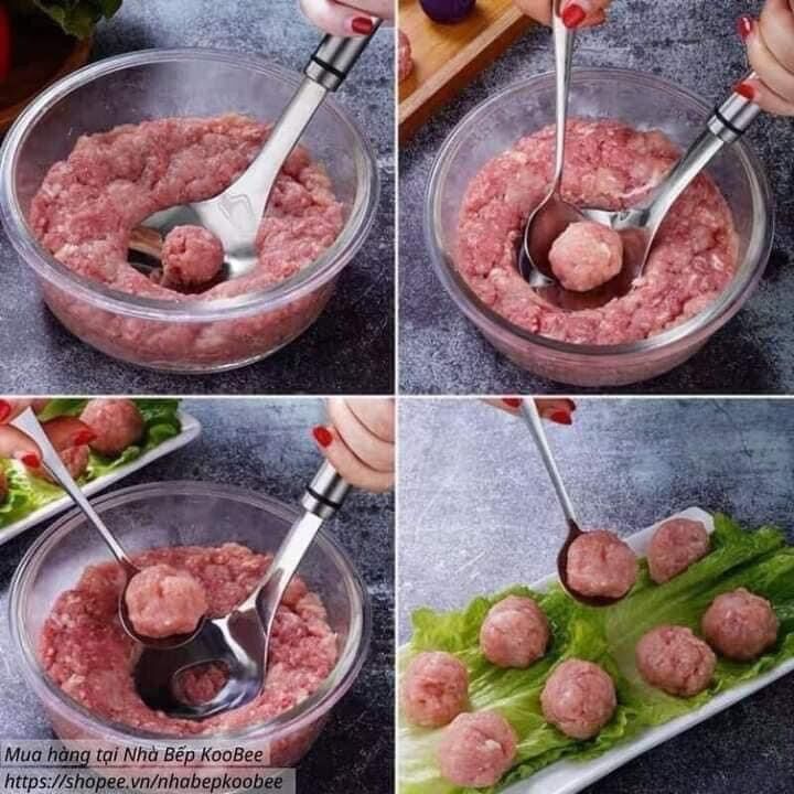 Muỗng làm thịt viên