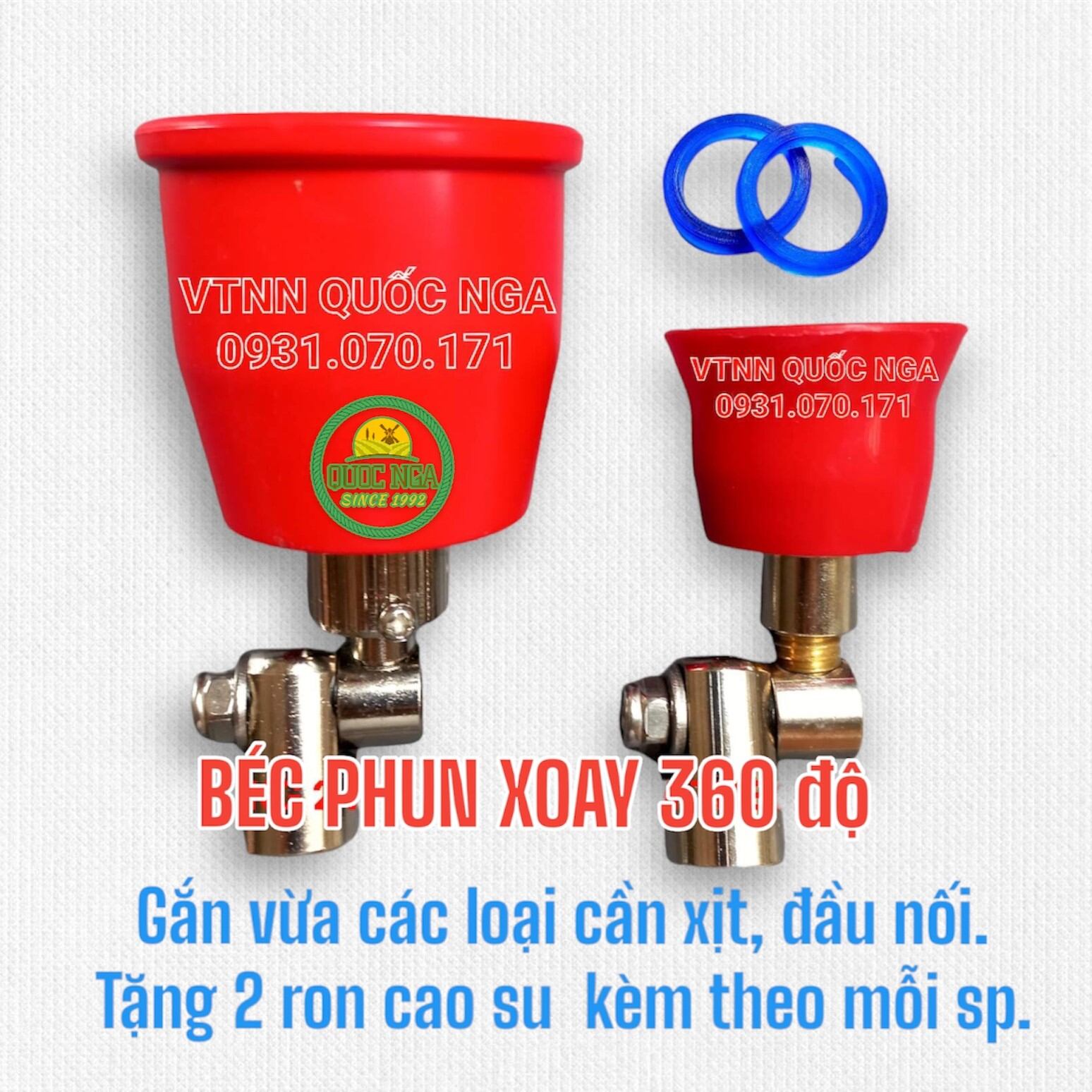 BÉC PHUN SƯƠNG, PHUN TH.UỐC, TƯỚI CÂY CÓ THỂ XOAY 360 ĐỘ