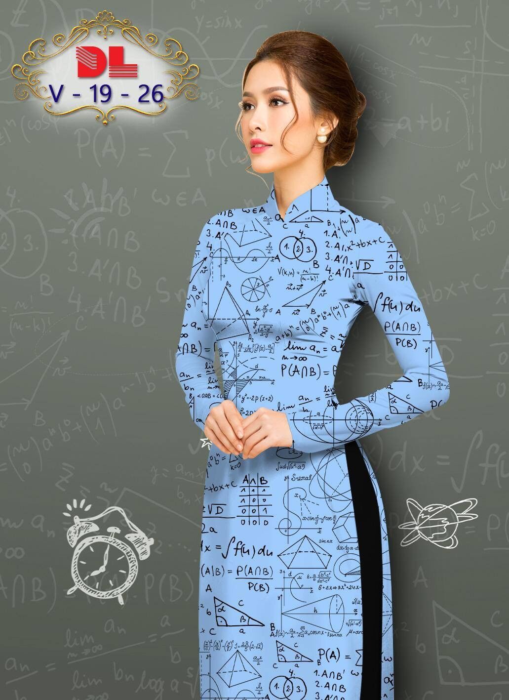 Vải áo dài môn toán