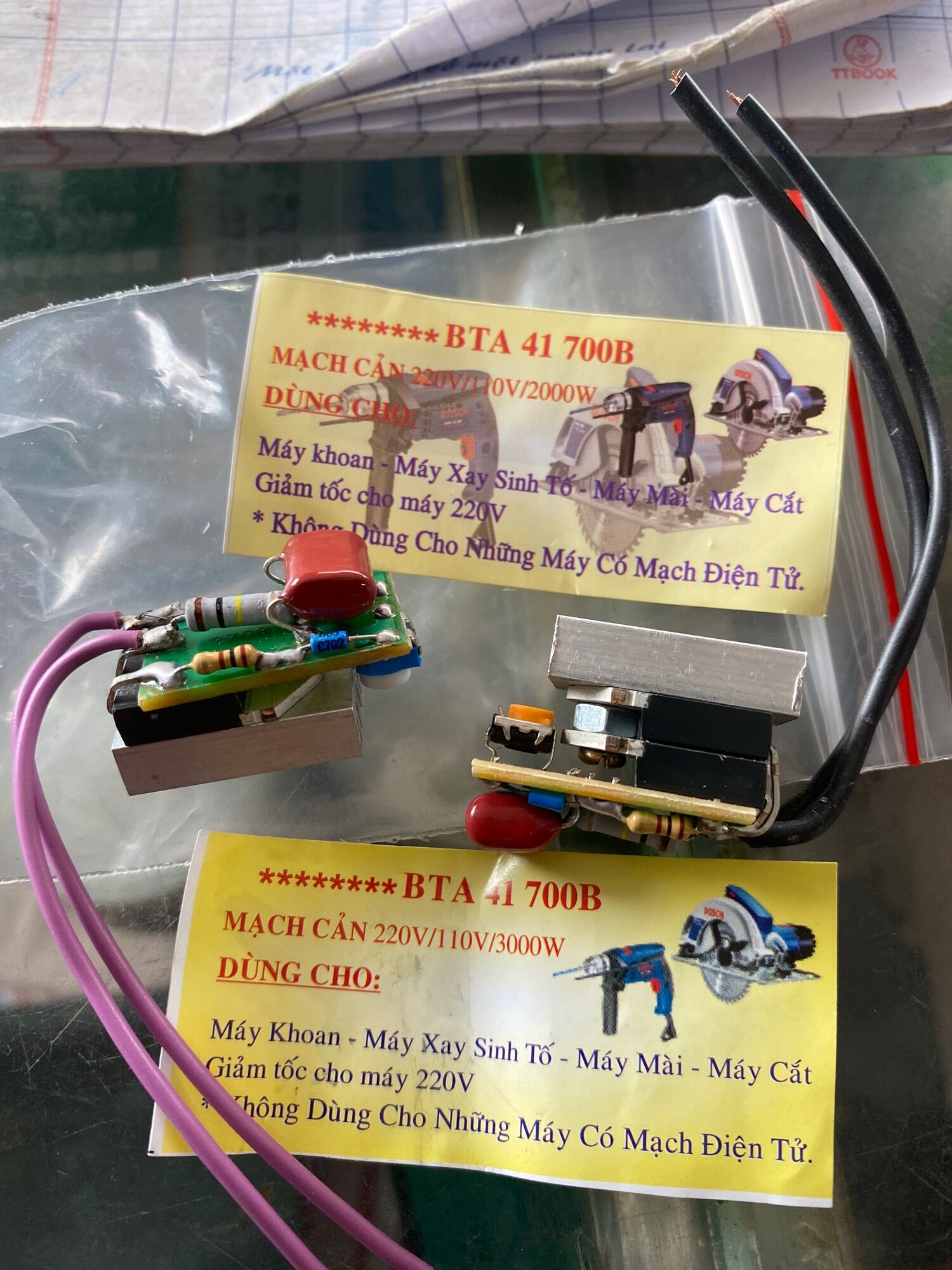 Mạch cản chuyển điện BTA 110v -220v dùng cho máy nội địa Nhật 3000w