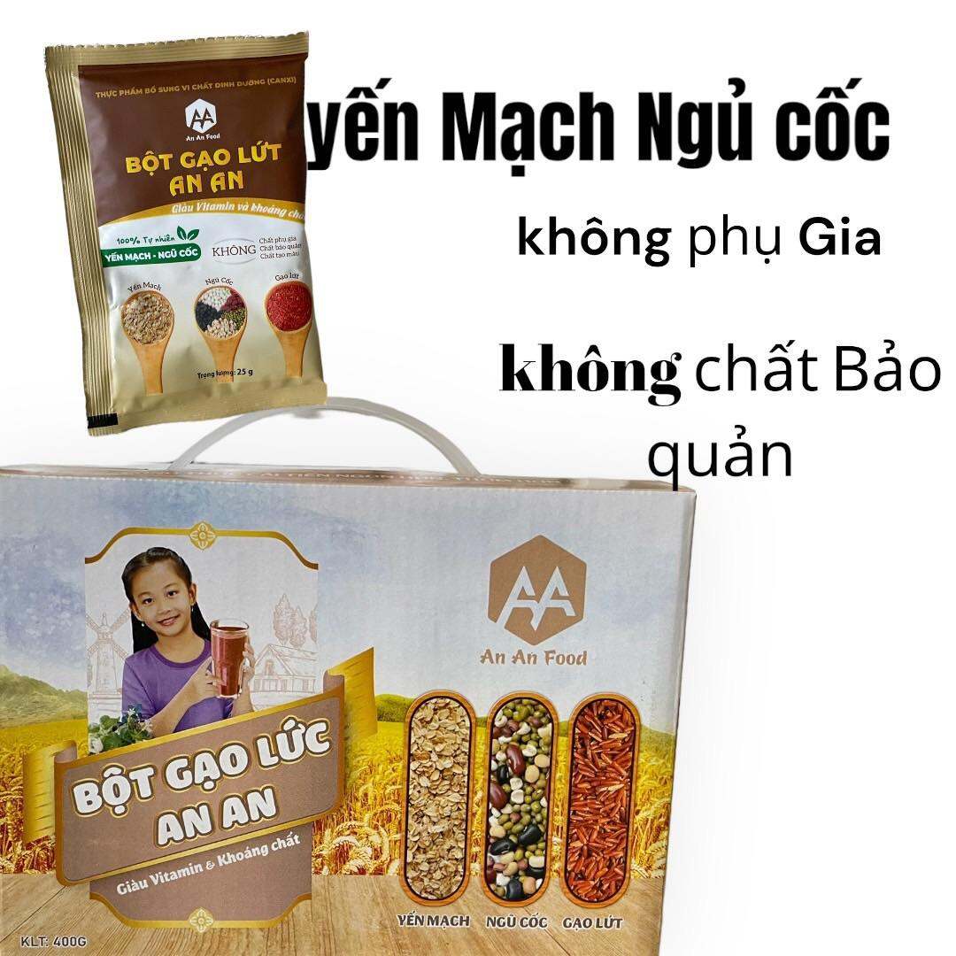 Bột gạo lứt , Yến mạch , ngũ cốc