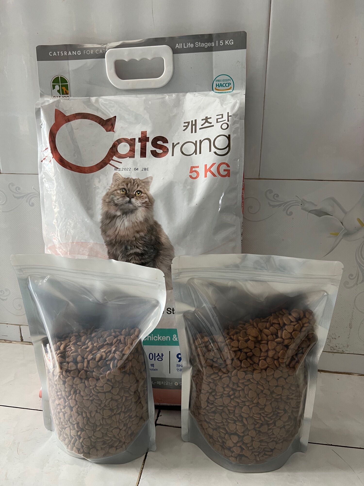 Hạt catsrang cho mèo túi chiết