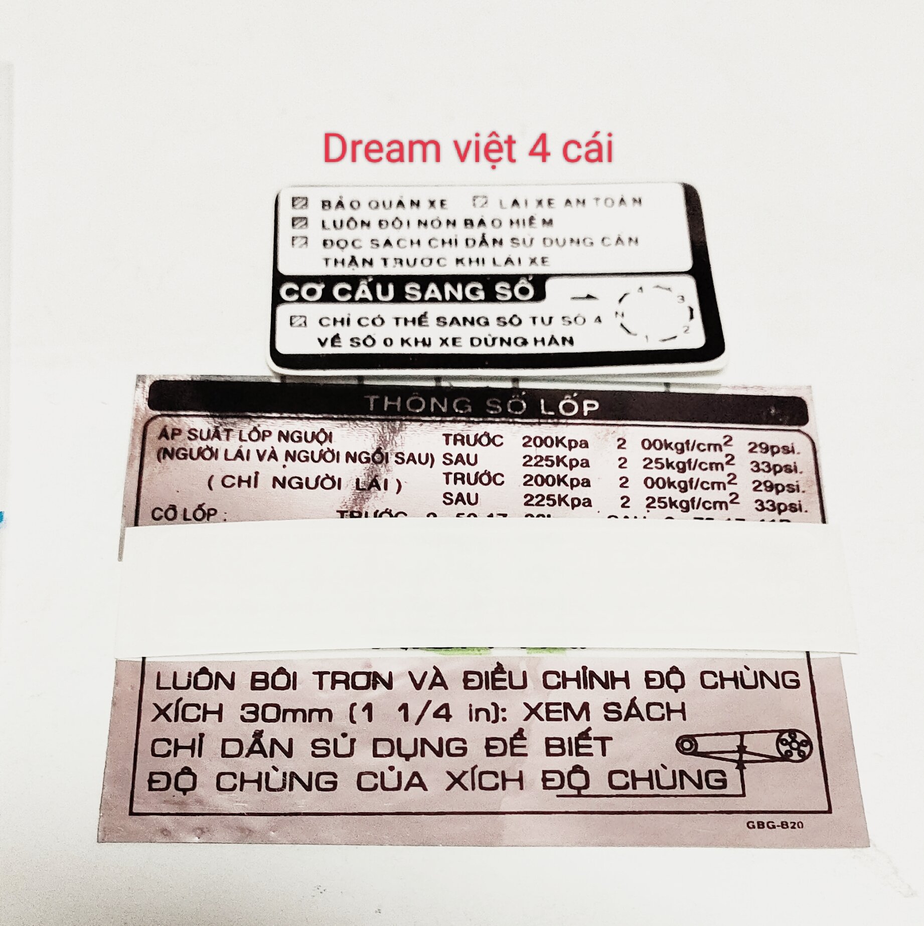 TEM XE DREAM VIỆT. THÁI