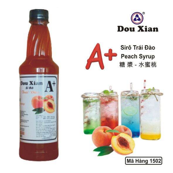 Siro đào douxian a+ chai 650g