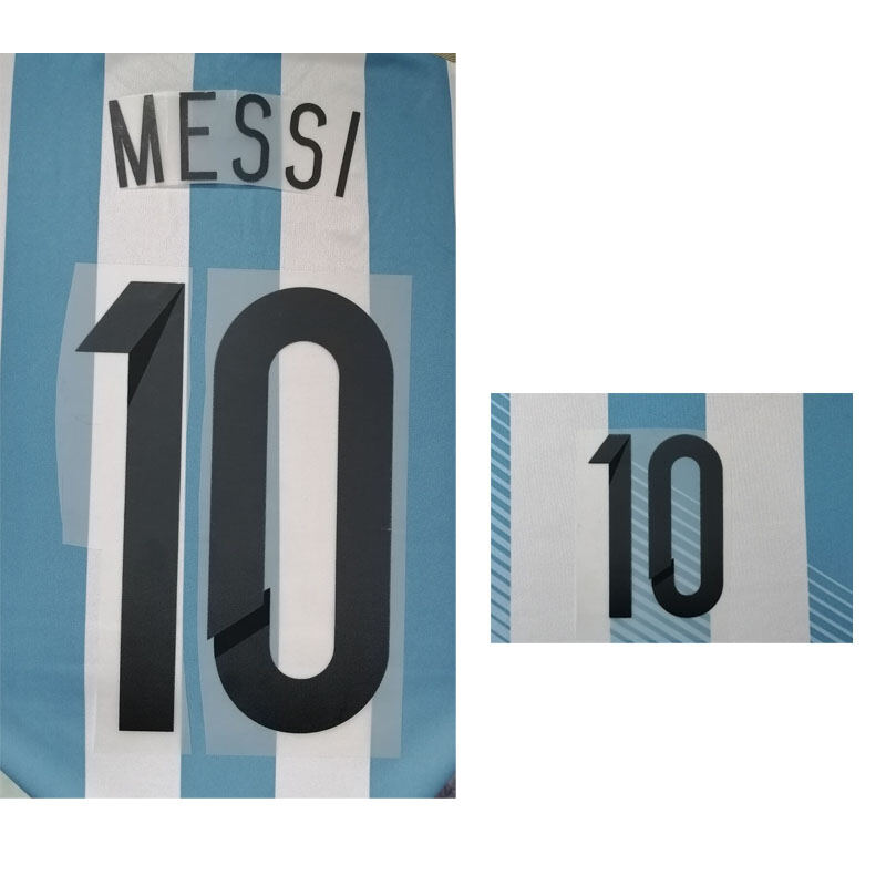 2014 Argentina Messi In Chữ #10 Messi In Số